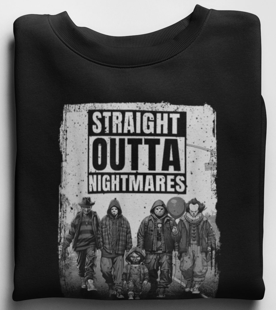 Straight Outtan Nightmare Crewneck